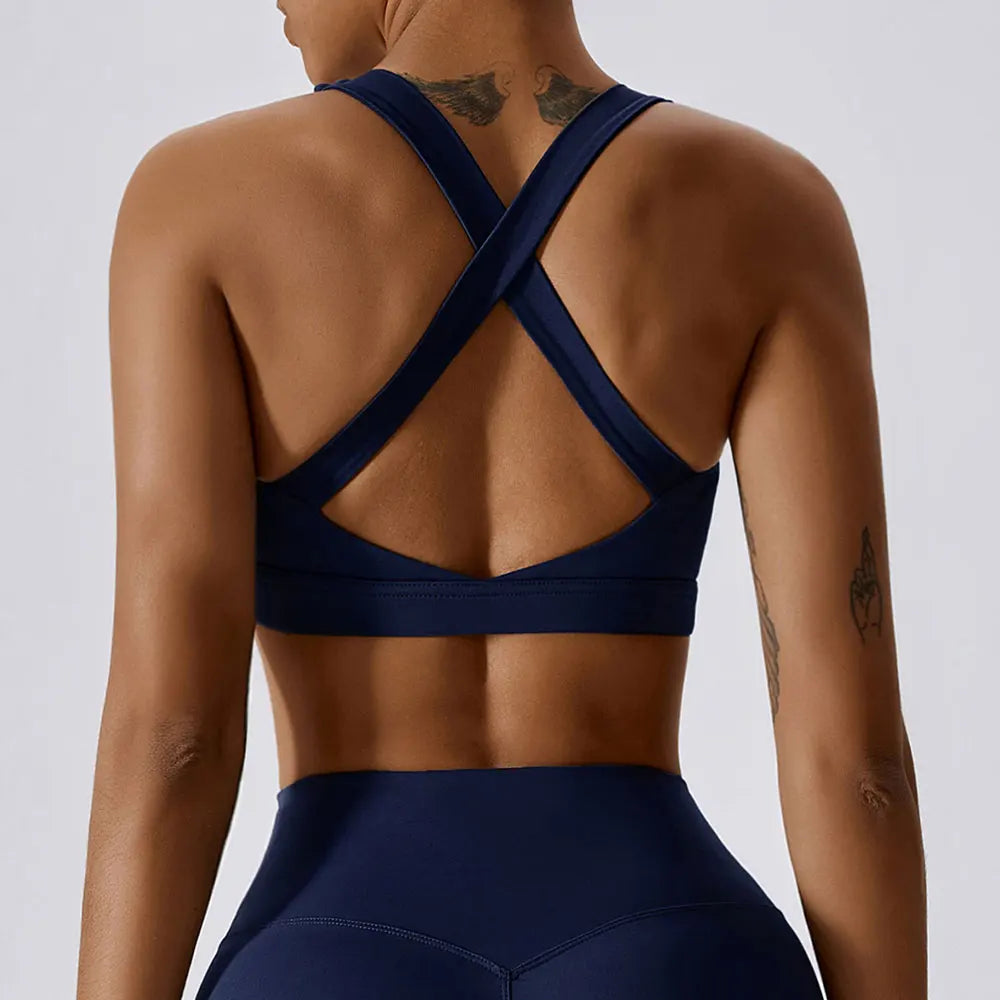 Cross Back Sports Bra