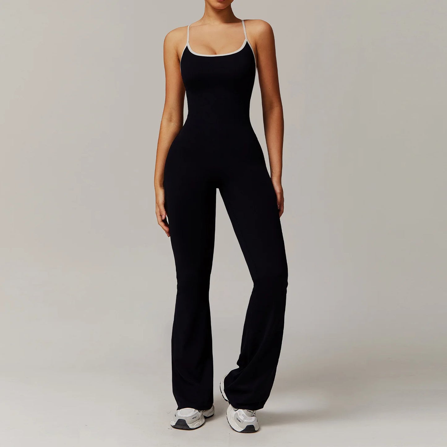 Contrast Scrunch Bum Jumpsuit