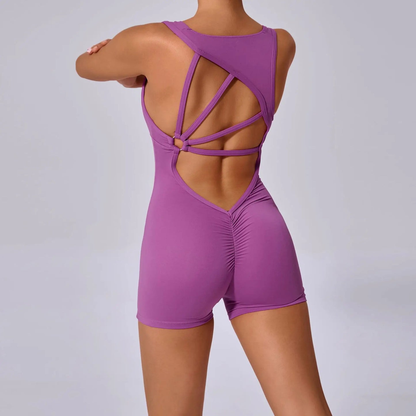 Asymmetric Cut Out Unitard