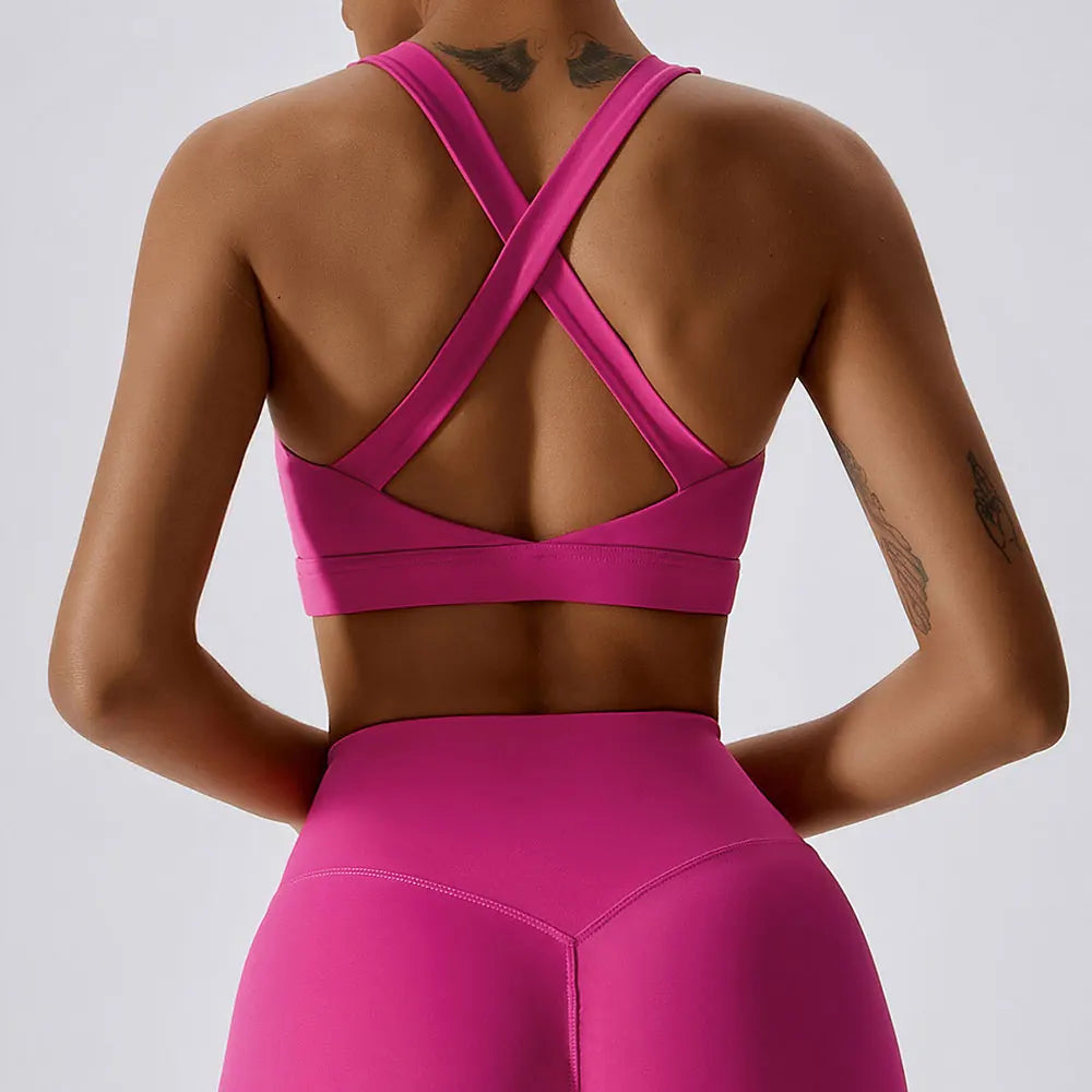 Cross Back Sports Bra