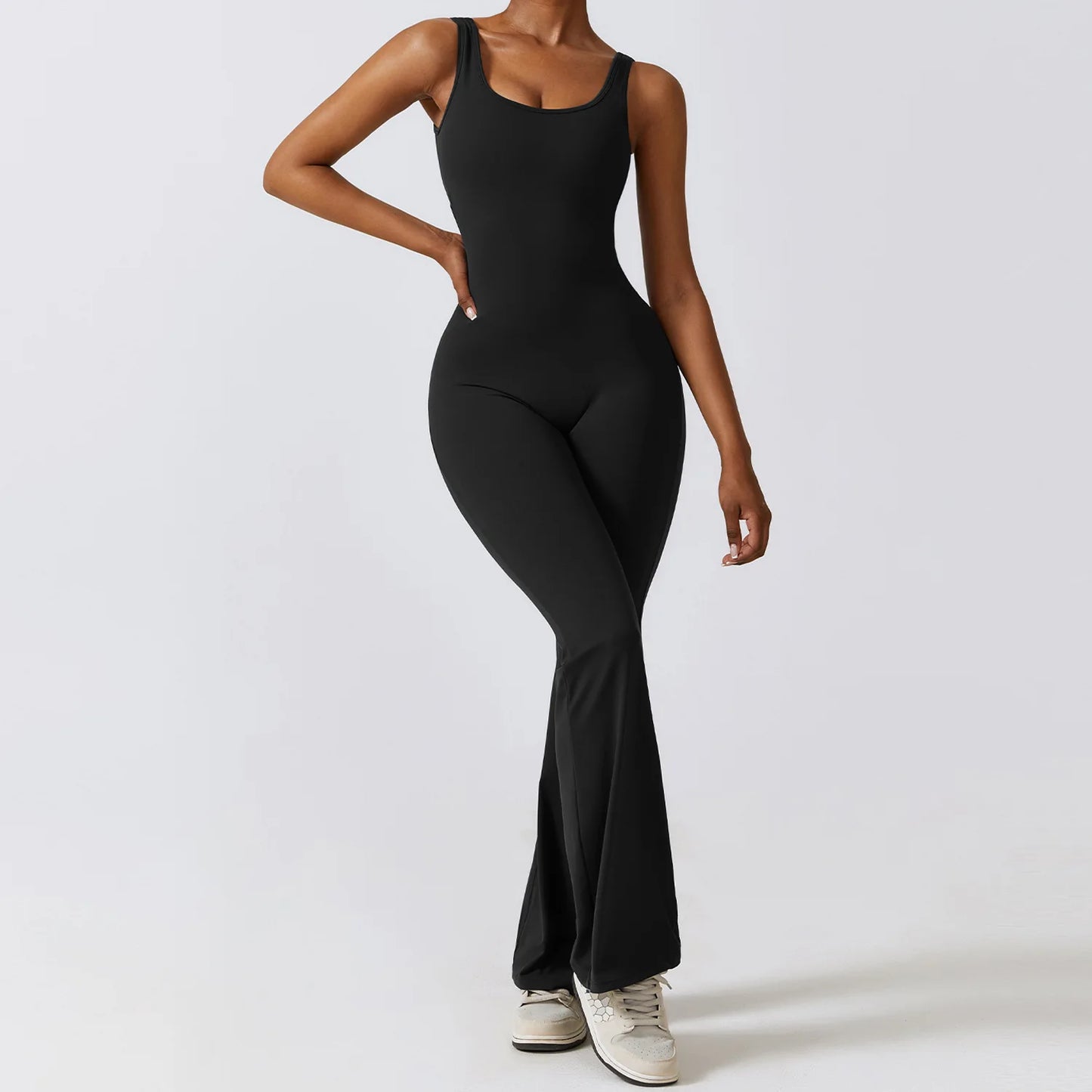 Open Back Scrunch Bum Jumpsuit