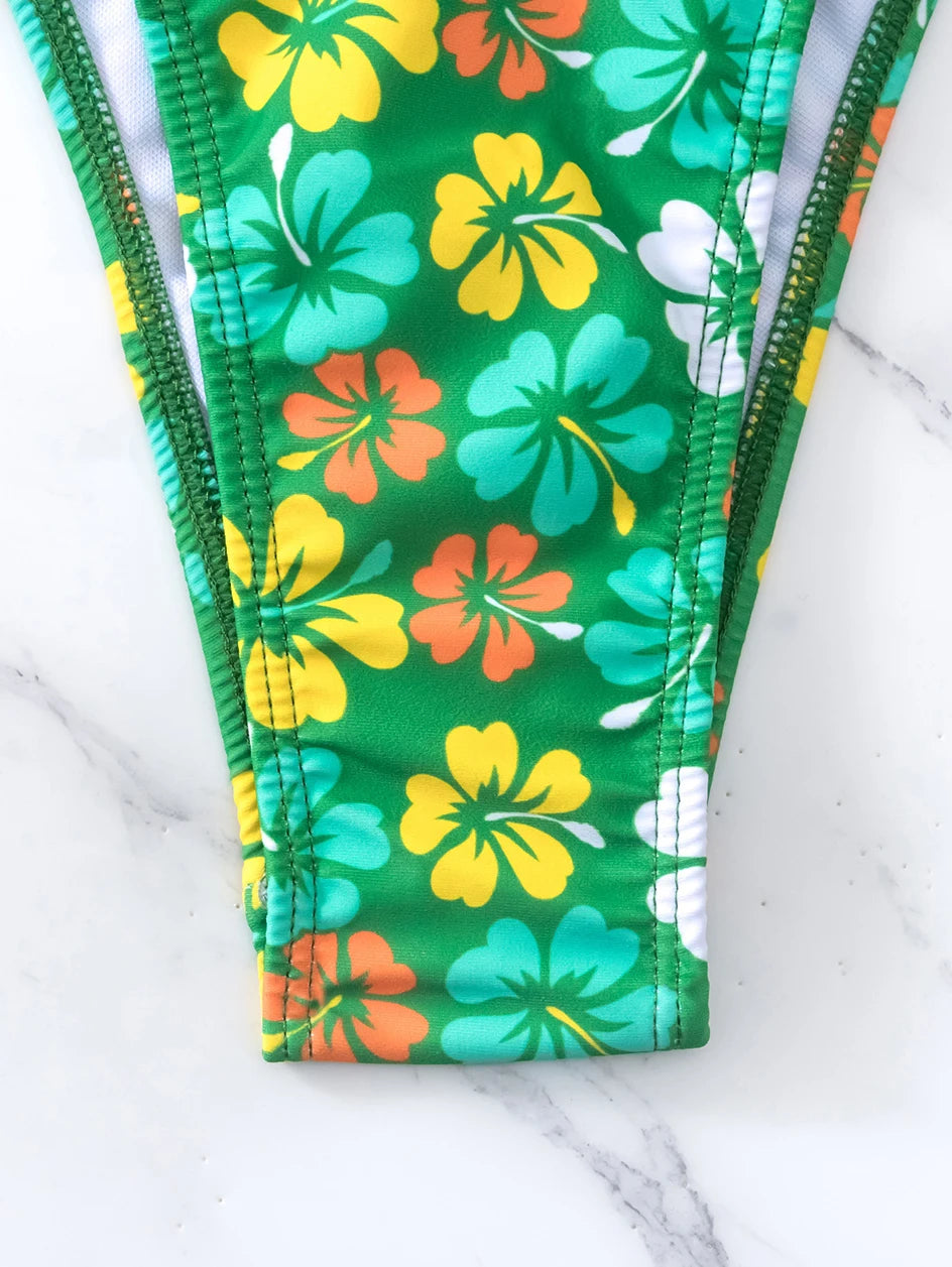 Flower Pattern Bikini